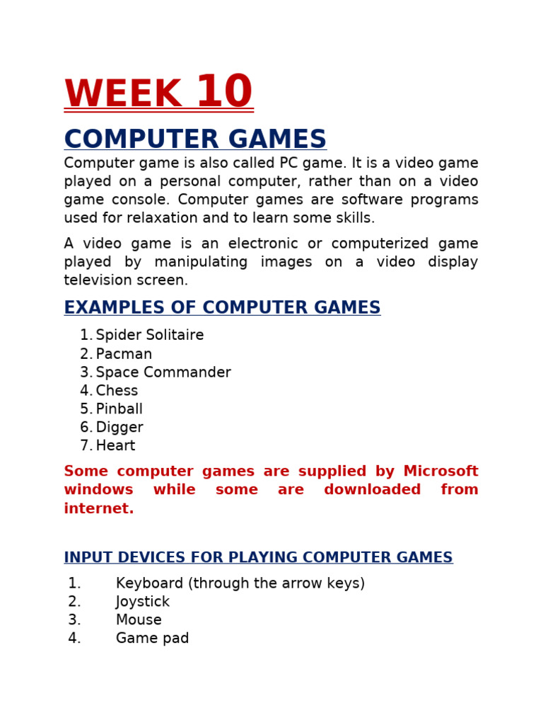 Classnotes Student 83362991369 Week10e-Notecomputerjss3computergames ...