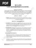 Motorcycle Club Bylaws and Rules | PDF | Presidents Of The United ...