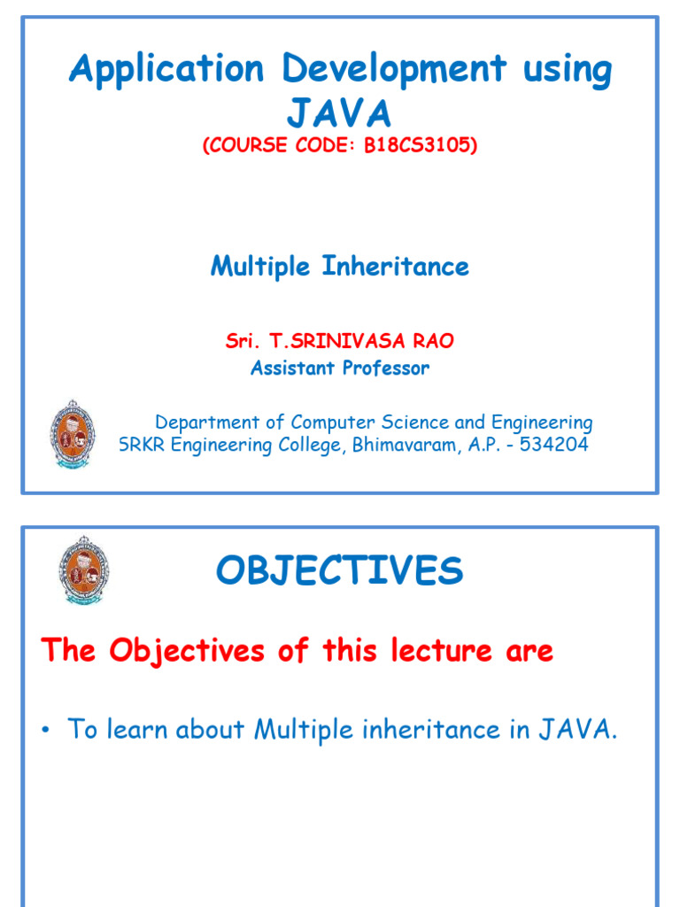 17.multiple Inheritance | PDF