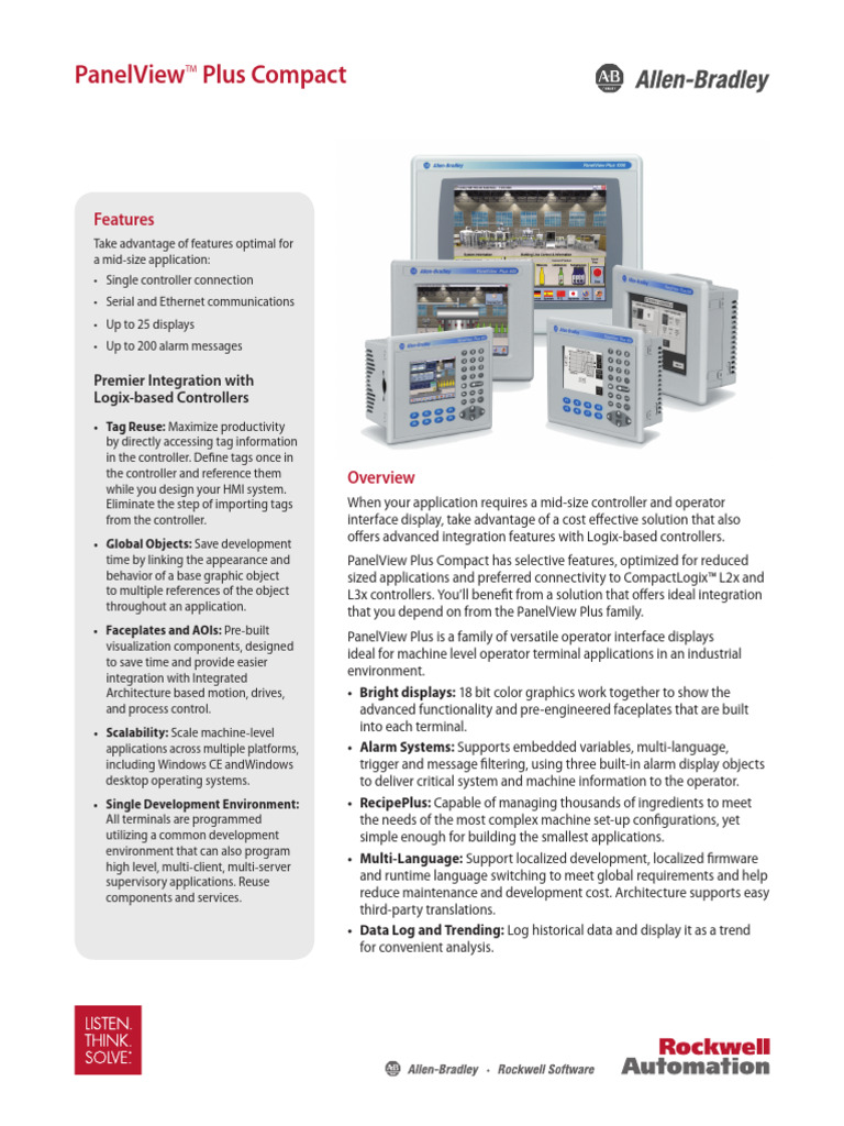 Panel View Plus | PDF | Computer Terminal | Graphical User Interfaces