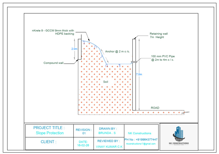 Slope Protection Drawing | PDF