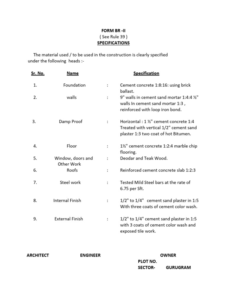 Form BR - Ii | PDF
