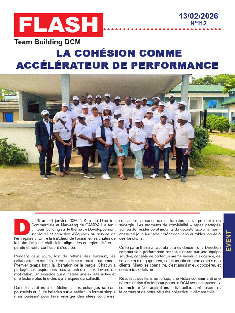 Flash Info.112 - Team Building DCM | PDF