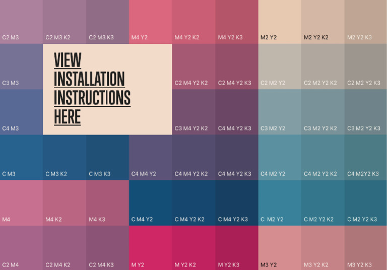Installation Instructions - Swatches | PDF