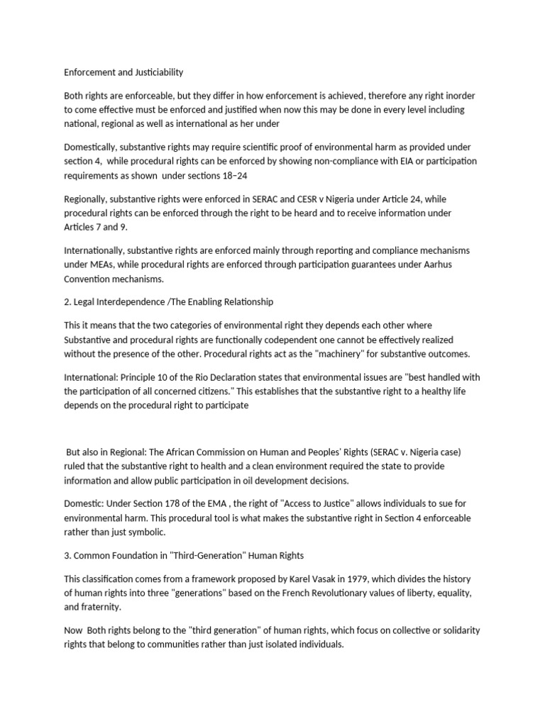 Enforcement and-WPS Office | PDF | Human Rights | Environmental Protection