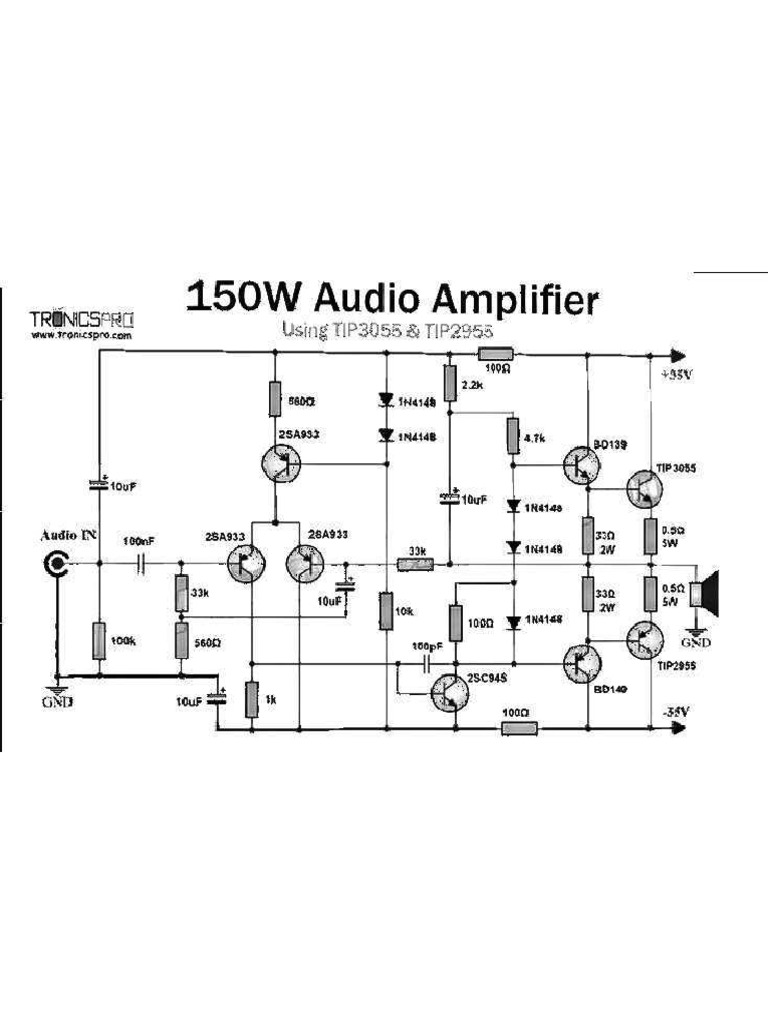 150w Amplifier | PDF