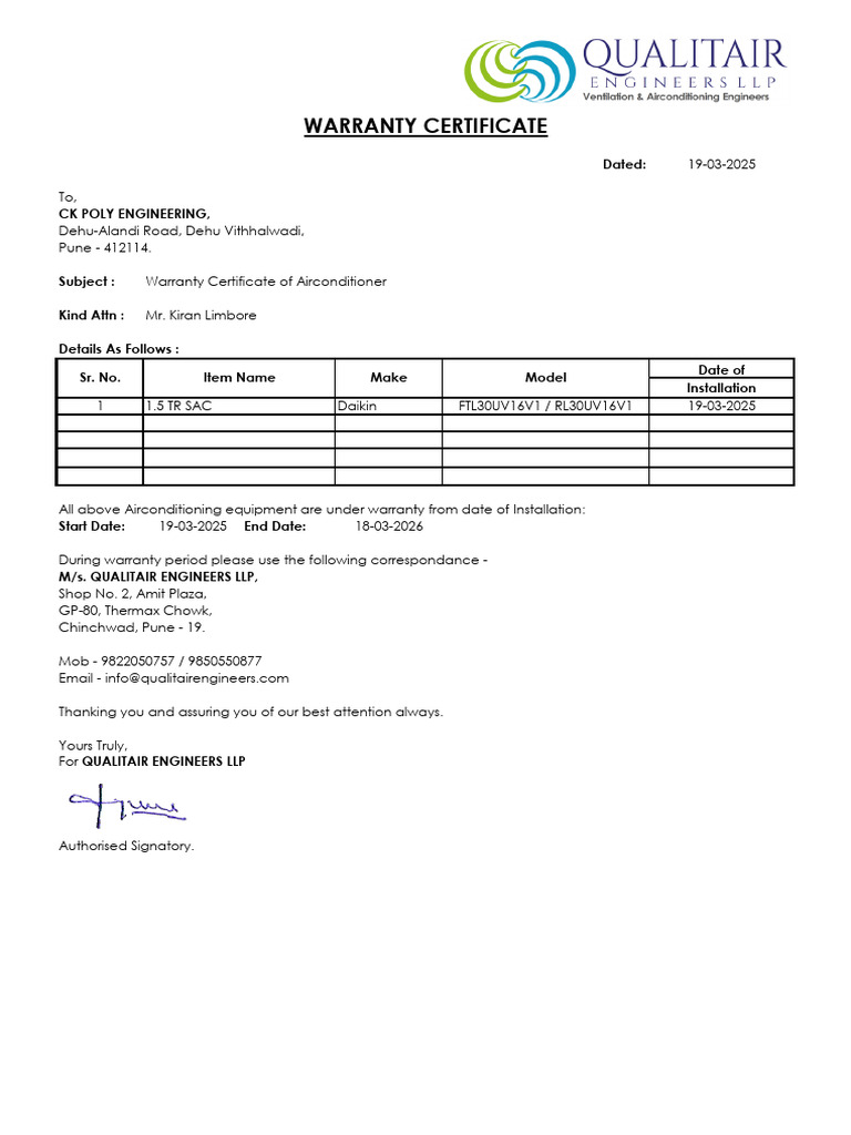 WC - Kiran Limbore 19-3-25 | PDF