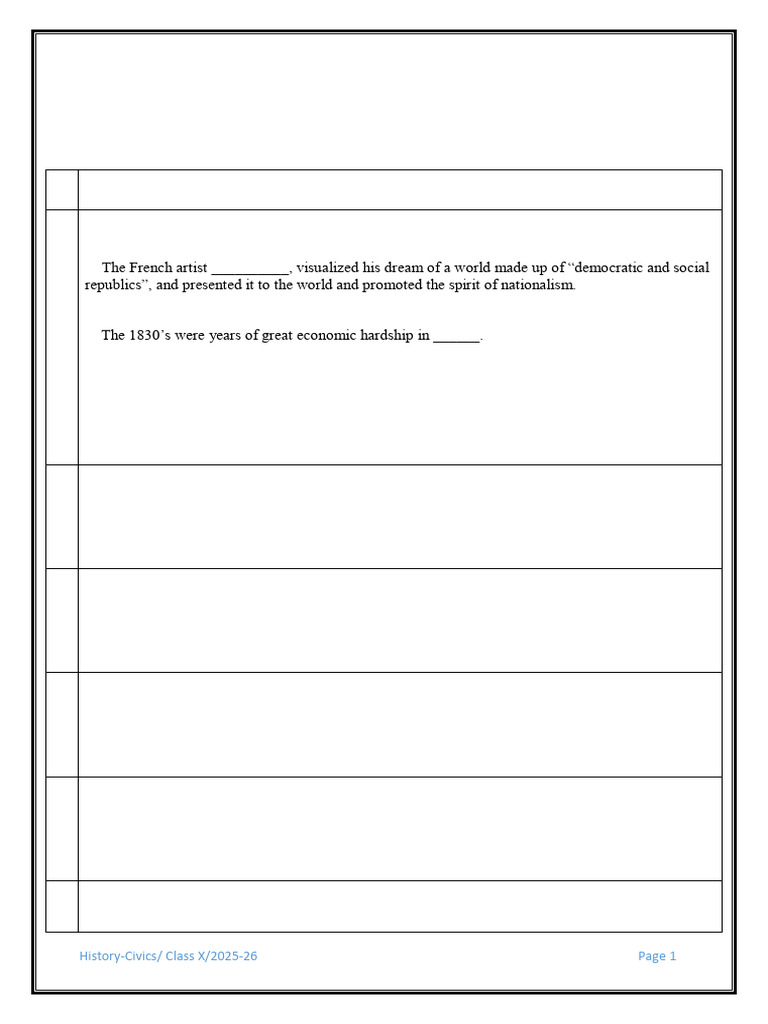 Assignment - Nat in Europe | PDF | Political Science