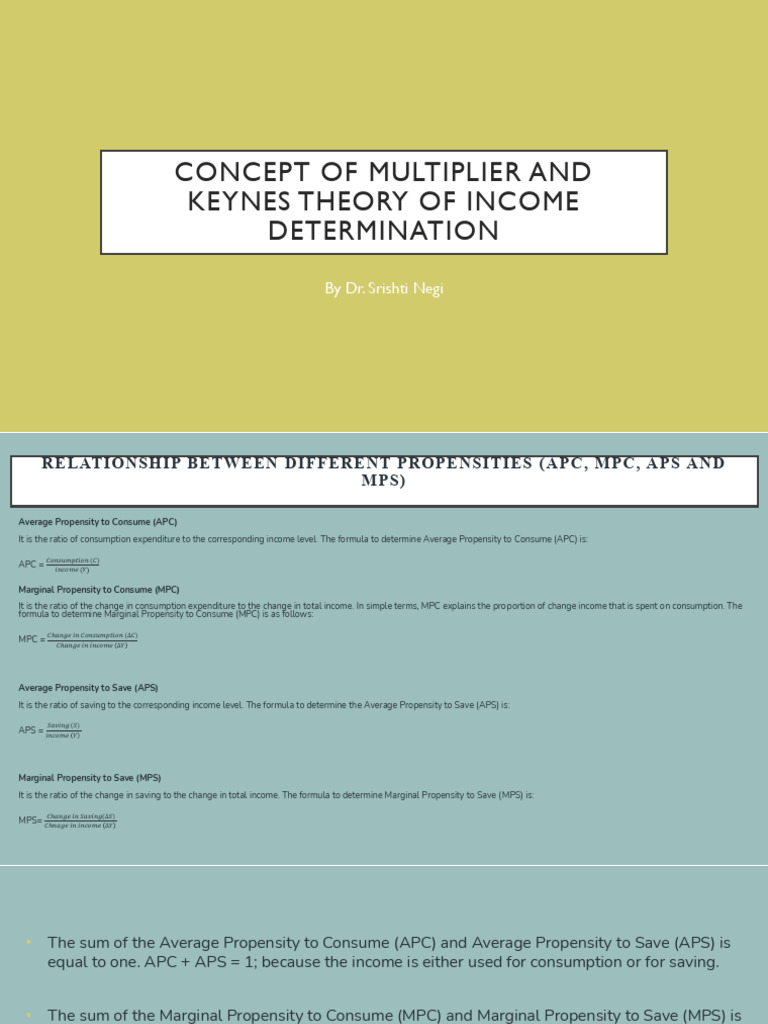 Investment Multiplier | PDF | Fiscal Multiplier | Keynesian Economics