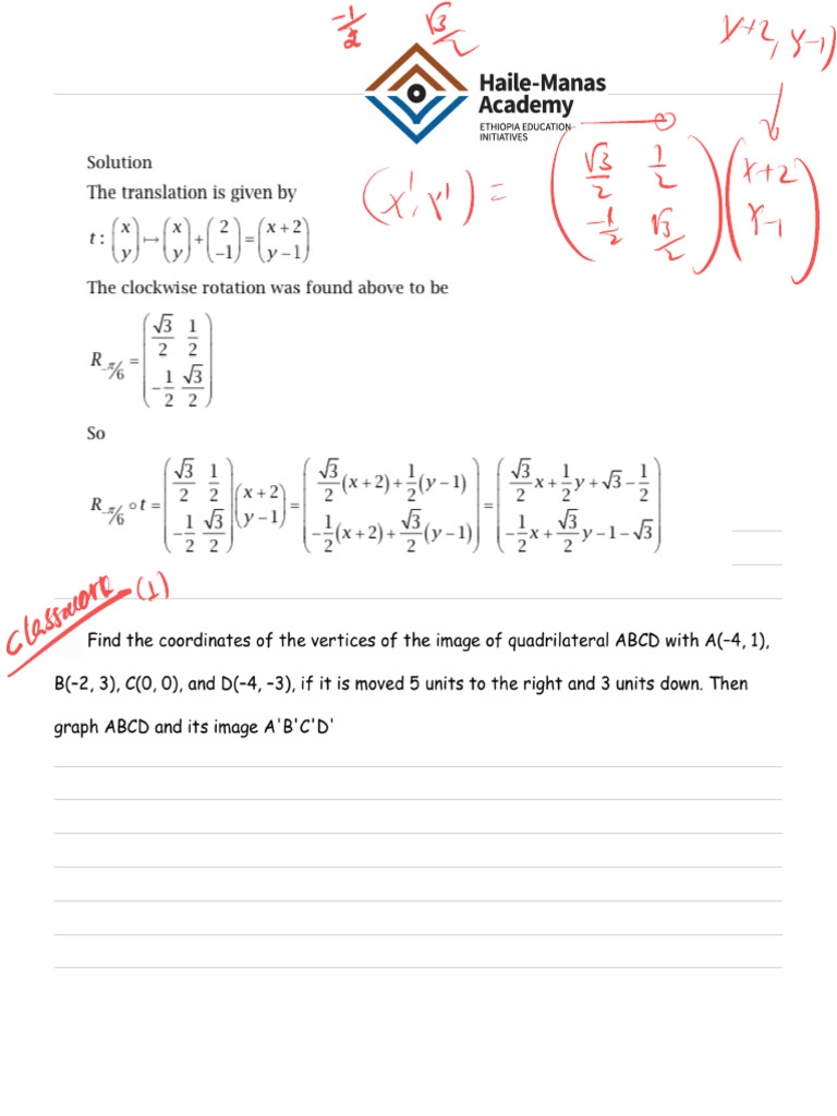 Matrix Transformation Sem | PDF