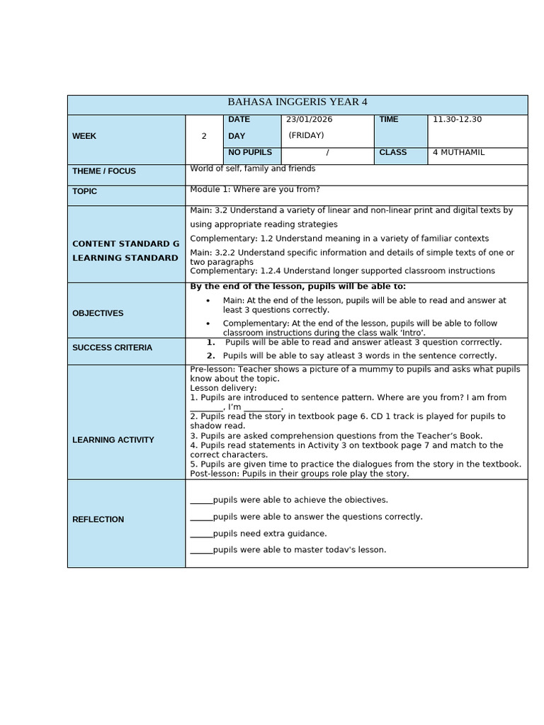Friday | PDF | Reading Comprehension | Communication