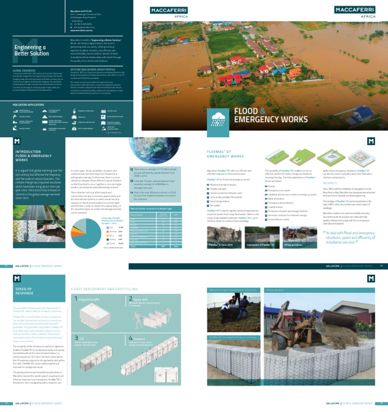 Brochure ZA Flood & Emergency Jan21 | PDF | Natural Disasters | Flood