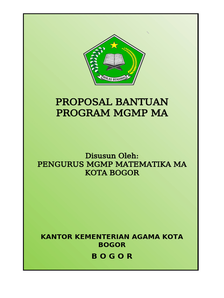 Proposal Blok Grant MGMP | PDF
