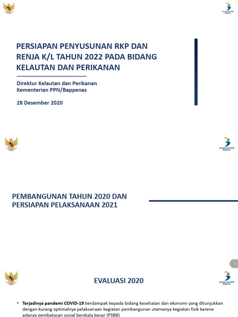 RKP2022 DirKP Paparan Kickoff RKP 2022 28122020 | PDF