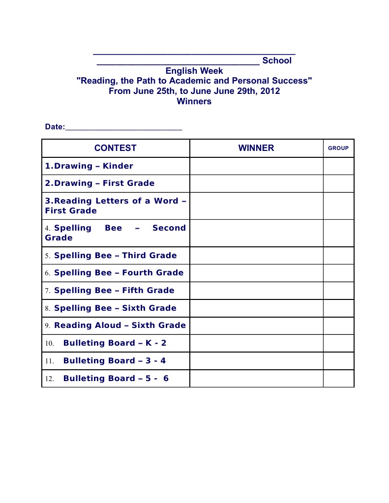 criteria for judging essay competition