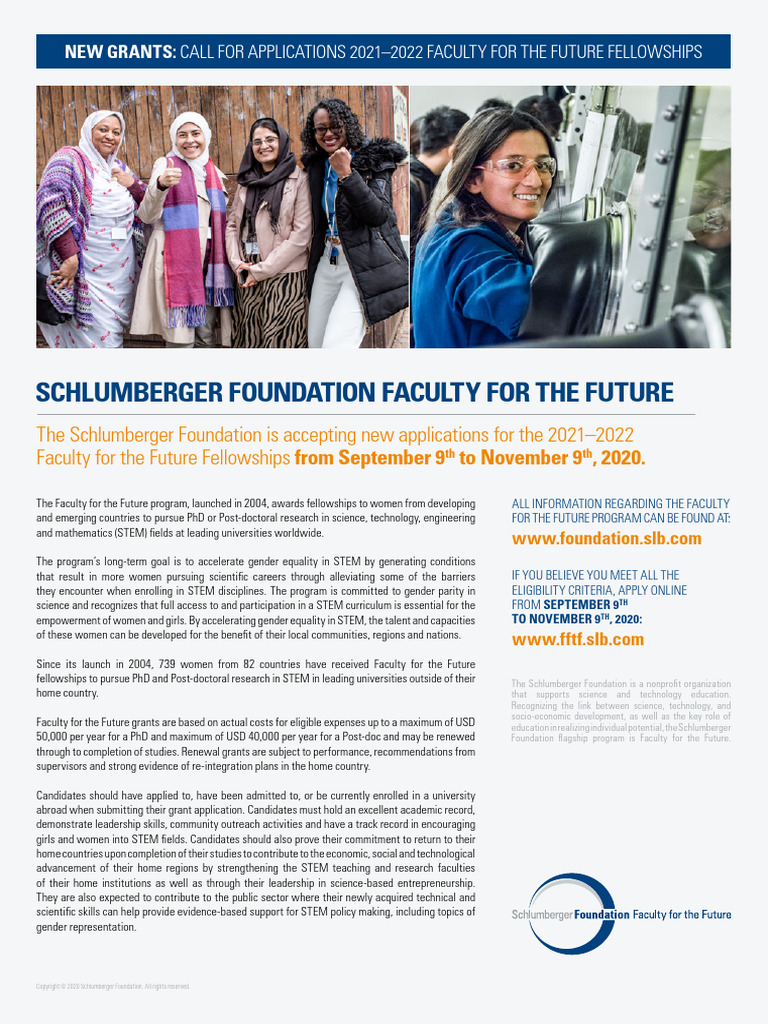 2021 2022 FFTF Call For Applications | PDF | Science, Technology ...