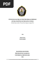 Download Slogan Iklan Televisi Mediasi Antara Manusia Dan Realitas Sosial by Athiyah Salwa SN100073741 doc pdf