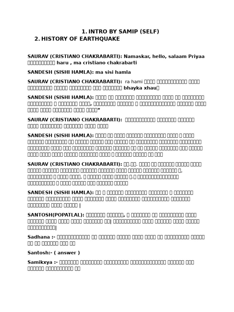 Final Script For Act | PDF
