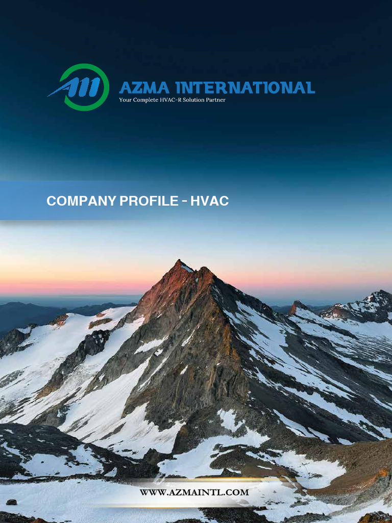 Azma International - Company Profile - HVAC | PDF | Pipe (Fluid ...