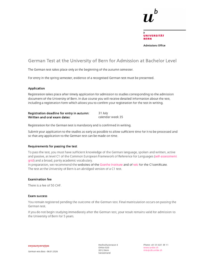 German Test | PDF | Educational Stages | Qualifications