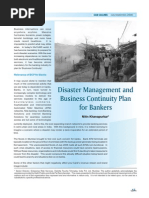 Business Continuity Plan and Disaster Management in Banks