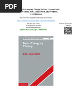 Handbook of Categorical Algebra 1 | PDF | Abstract Algebra