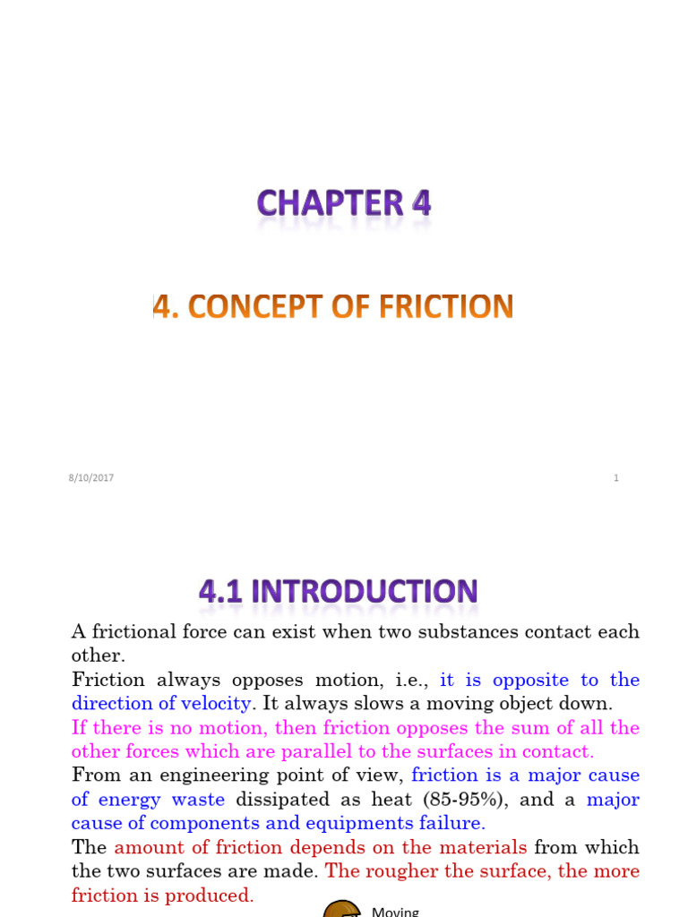 VT Chapter 4 | PDF | Friction | Force