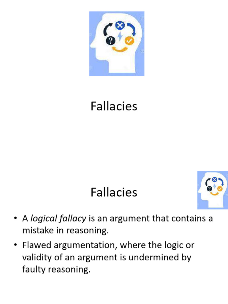 7 (Fallacies of Relevance) | PDF | Fallacy | Argument