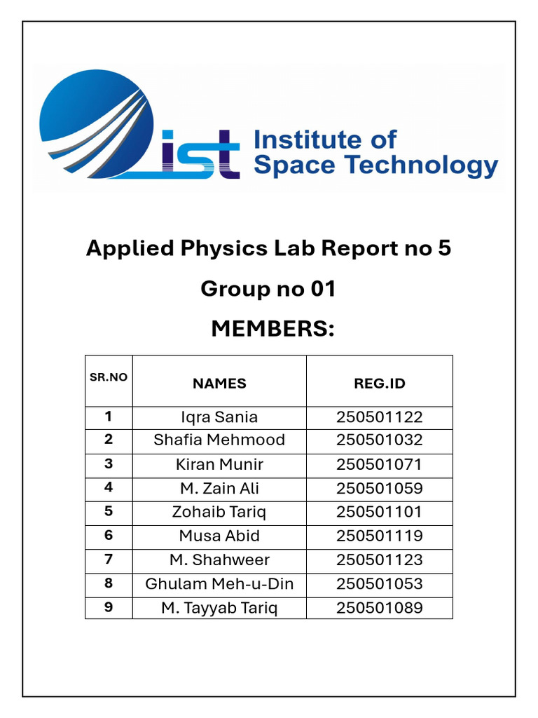 Physics Lab Report No 5 by Me | PDF | Electric Charge | Physical Sciences