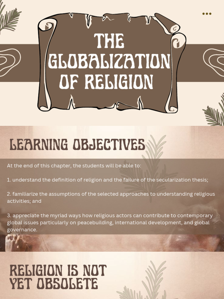 The Globalization of Religion | PDF | Secularism | Protestantism
