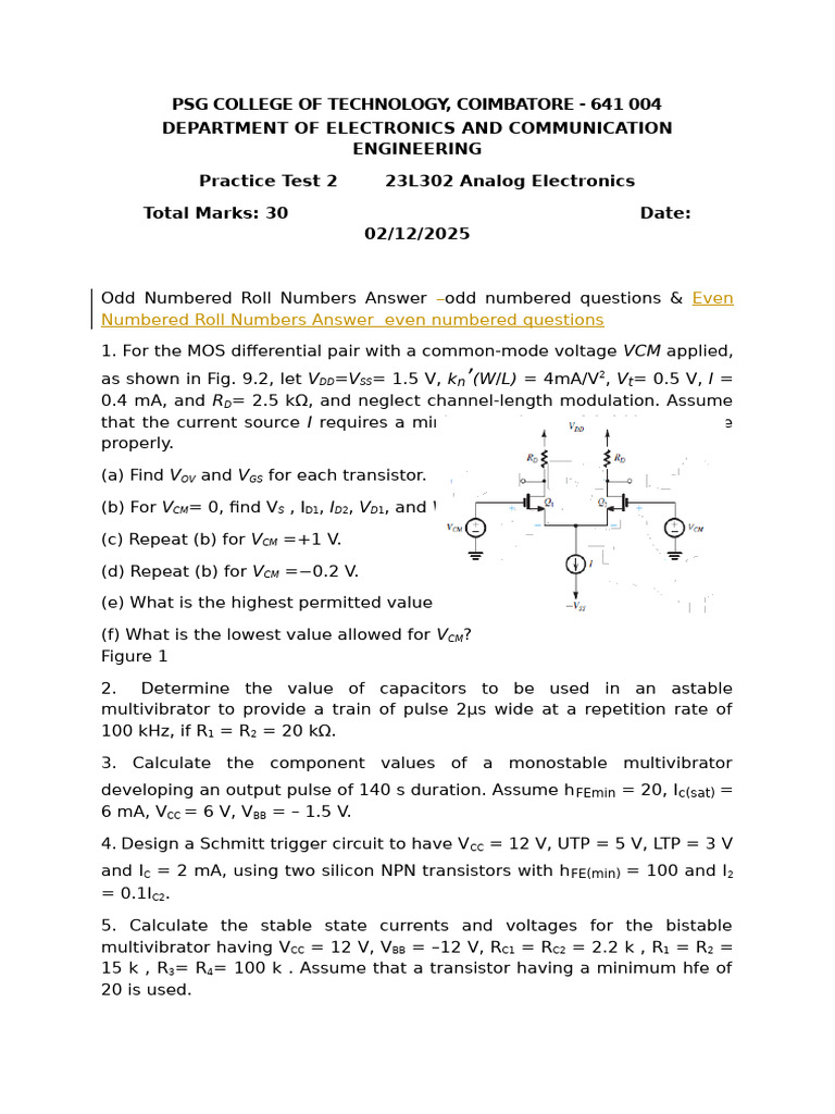 Practise Test 2 | PDF