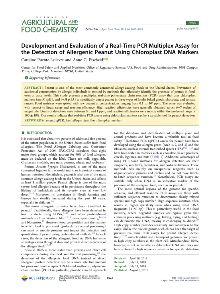 Development and Evaluation of A Real Time PCR Multiplex Assay For The ...