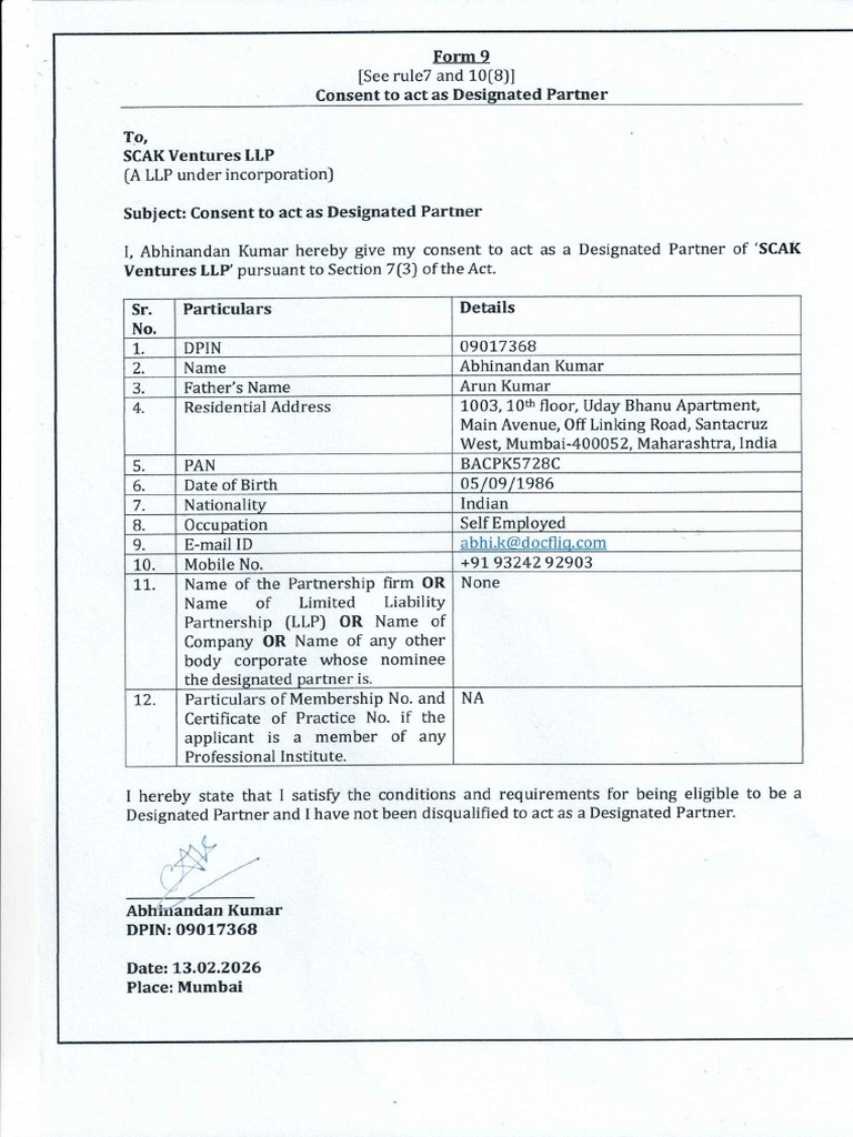 Form 9 | PDF