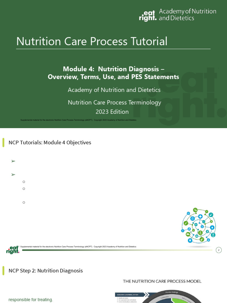 ENCPT - Modul 4 | PDF | Dietitian | Medical Diagnosis