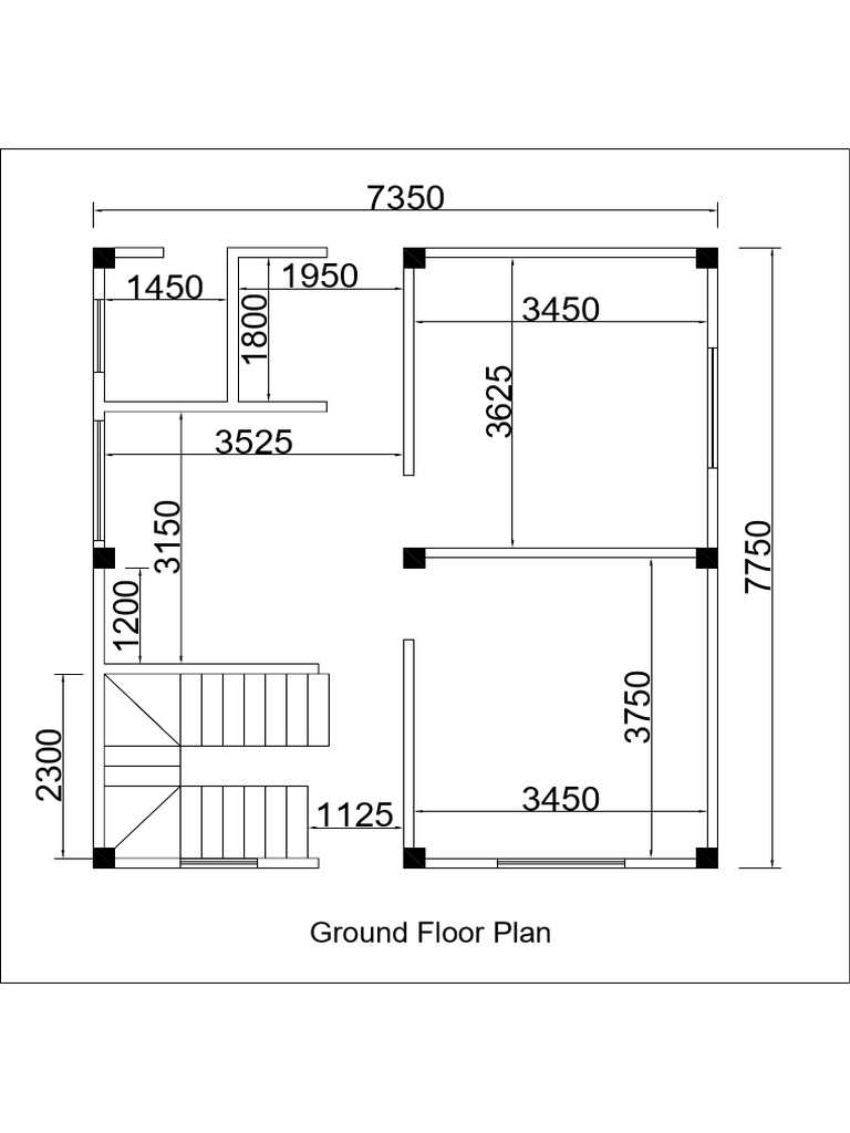 Ground Floor Plan-1 | PDF
