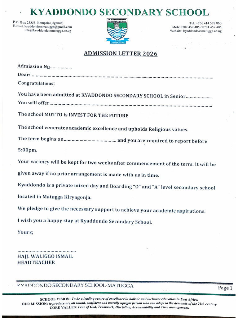 Admission 2026 | PDF