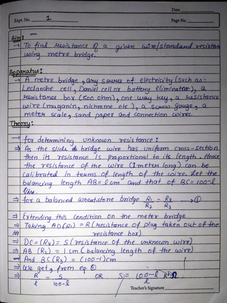 Physics Practical and Activity File by Shamita | PDF | International ...