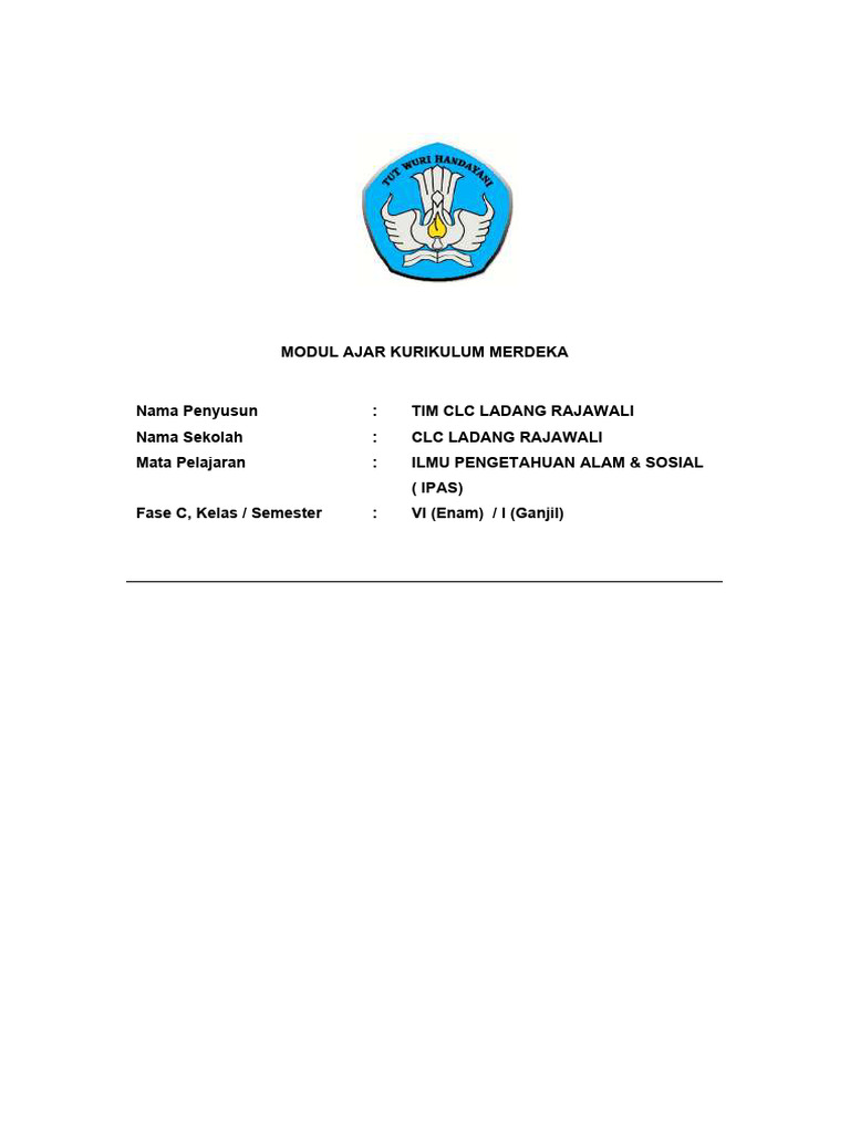 IPAS Modul Ajar Bab 3 | PDF