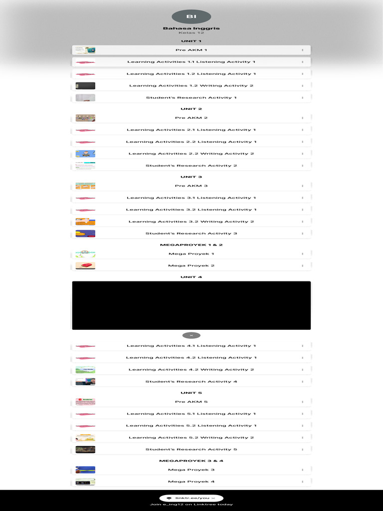 Bahasa Inggris Linktree | PDF