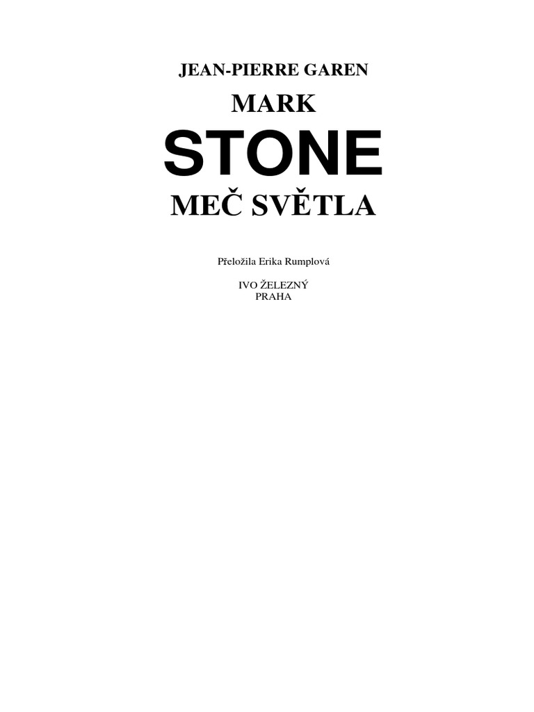 Mark Stone 67 - Mec Svetla | PDF