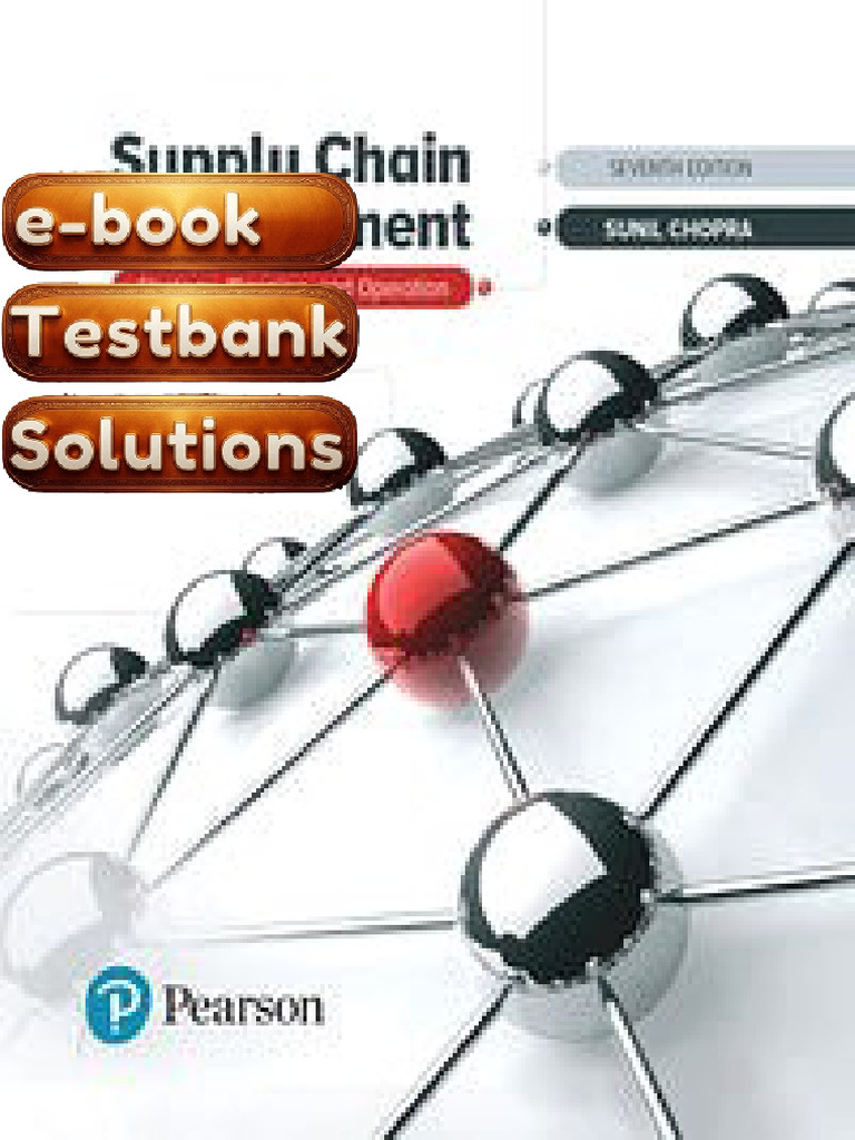 Testbank Supply Chain Management Strategy Planning and Operation 7th ...