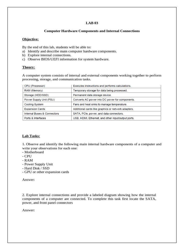 Lab 03 | PDF