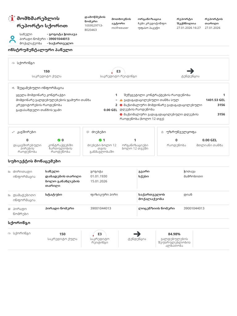 Report 2026 01 27 | PDF