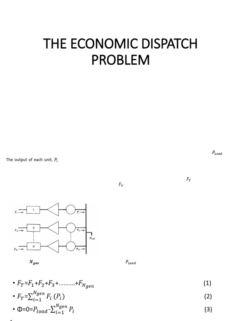 Unit6 Economic Load Dispatch | PDF | Algorithms | Numerical Analysis