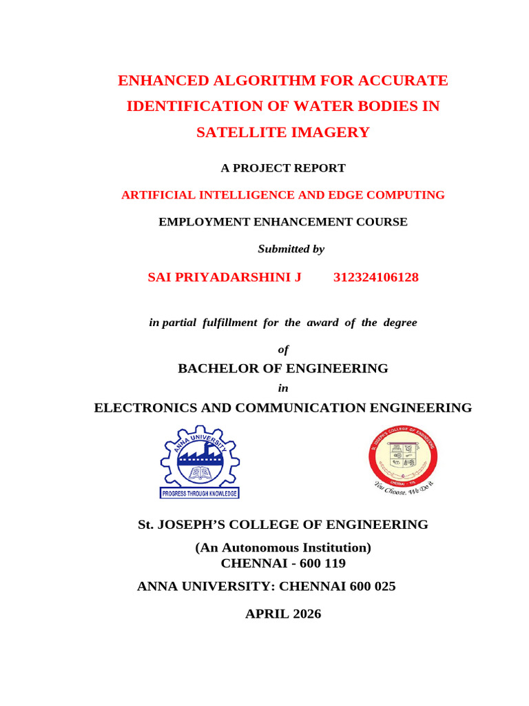 Project Report Form - Artificial Intelligence and Edge Computing | PDF ...