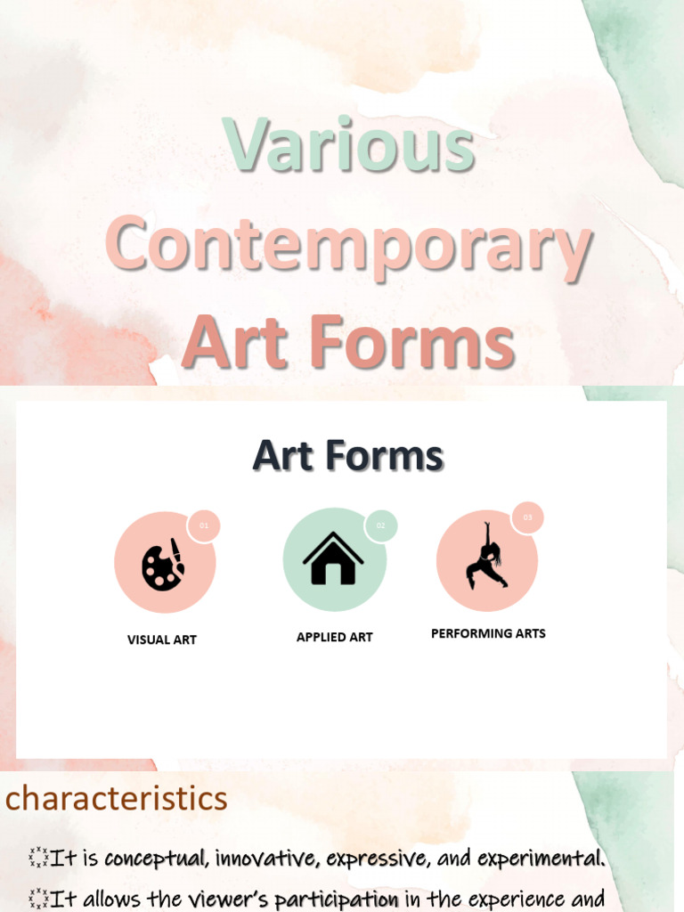 Contemporary Art Forms | PDF | Choreography | Installation Art
