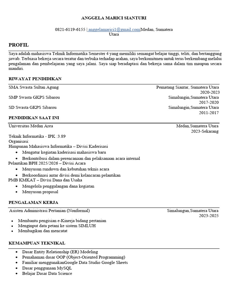 CV AI Content Insight | PDF