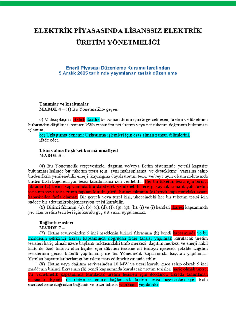 Lisanss Z Elektrik Retim Y Netmeli I Taslak 5 12 2025 1765036404 | PDF