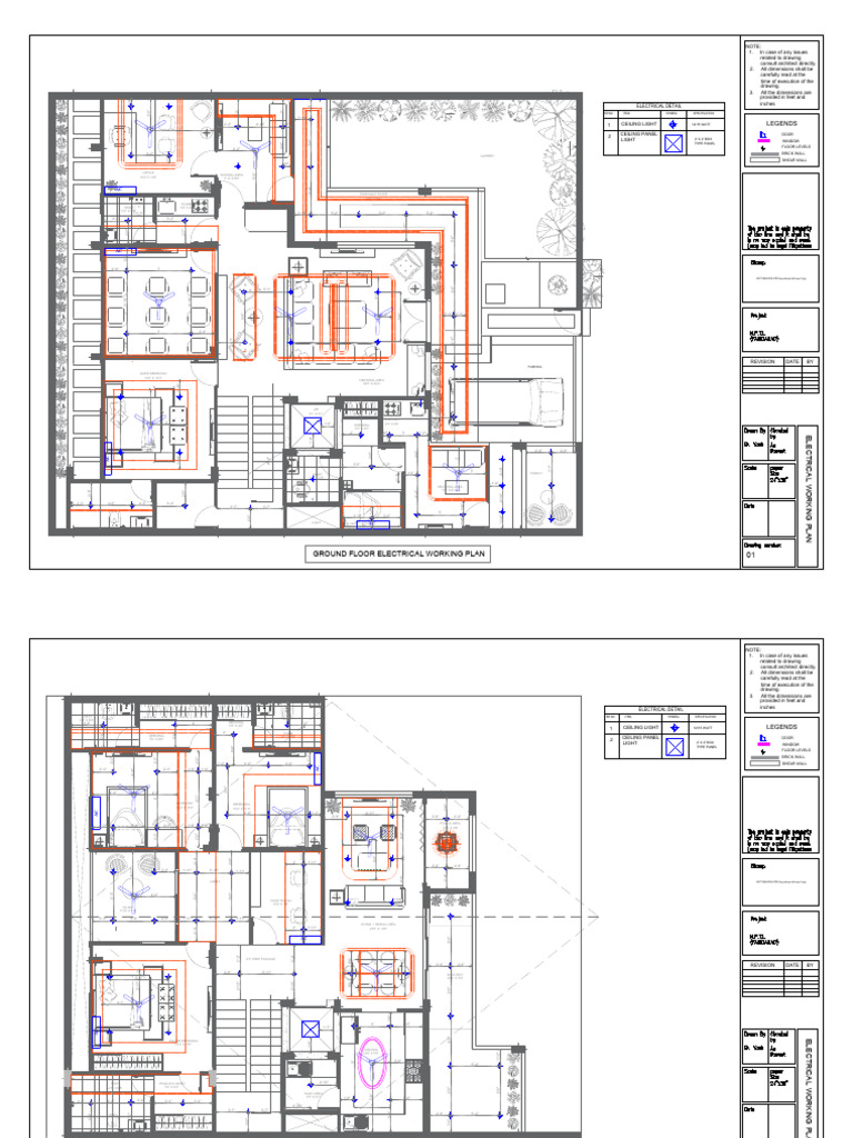 Electric Layout .MR - Op. Shrivatava | PDF | Buildings And Structures ...