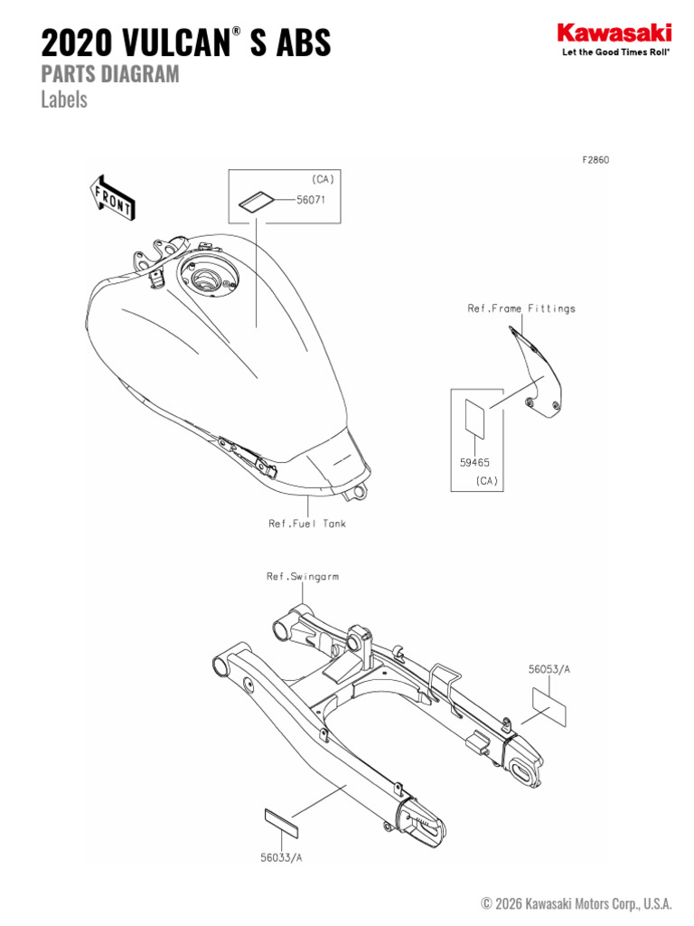 2020 VULCAN® S ABS Labels | PDF